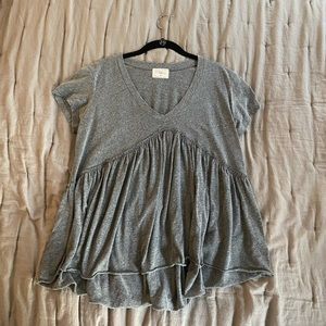 Gray, Anthropologie T-Shirt